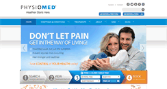 Desktop Screenshot of physiomed.ca