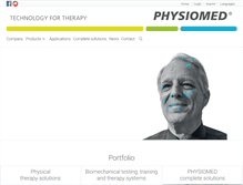 Tablet Screenshot of physiomed.de